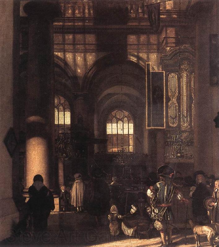 WITTE, Emanuel de Interior of a Church France oil painting art